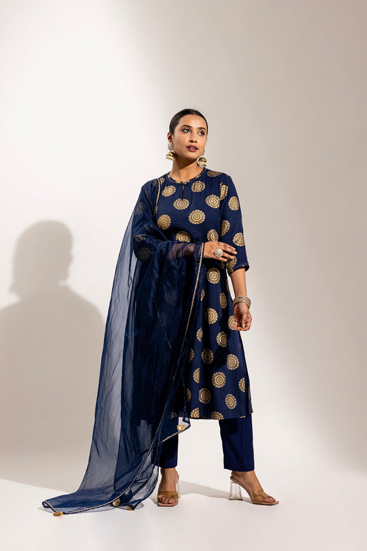 Rayon Printed Kurta Set