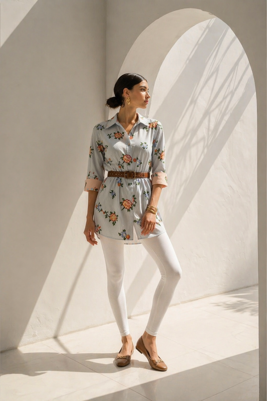 Sky Blue Long Shirt