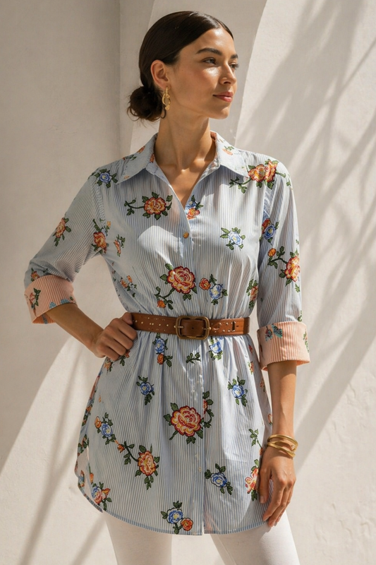 Sky Blue Long Shirt