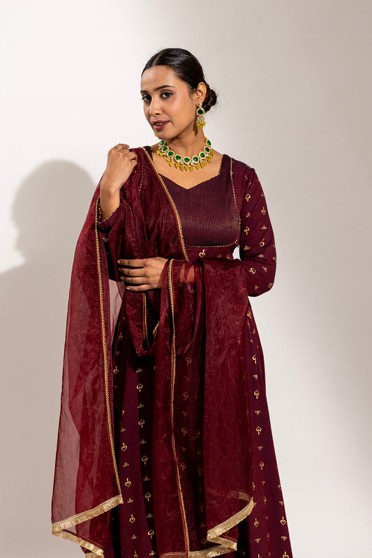 Rayon Anarkali Set