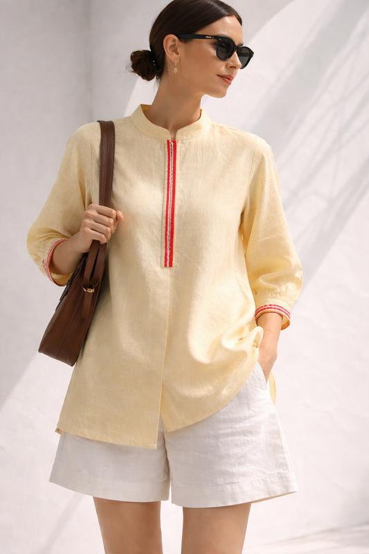 Yellow Cotton Top